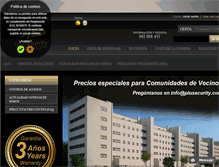 Tablet Screenshot of cerradurainvisible.com